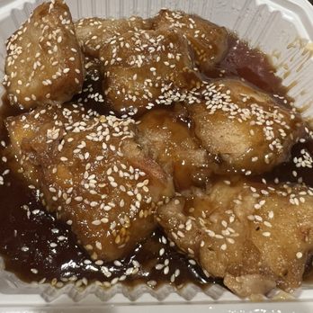 Loving Hut - Sesame Soy: Battered soy protein sauteed in our house sauce covered in sesame seeds - Vegan Near Me - Elk Grove, California Loving Hut - Sesame Soy: Battered soy protein sauteed in our house sauce covered in sesame seeds - Vegan Near Me - Elk Grove, California