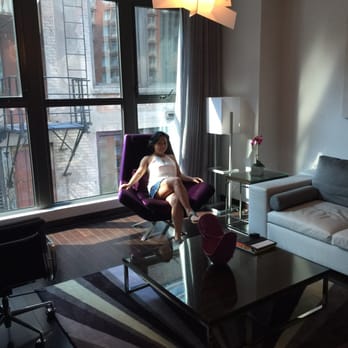 Ivy Hotel - Me relax ;) love this purple chair btw - Hotels Near Me - Chicago, Illinois