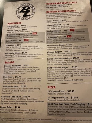 Menu photo 5 Bonanza Lounge Las Vegas, NV Menu photo 5 Bonanza Lounge Las Vegas, NV