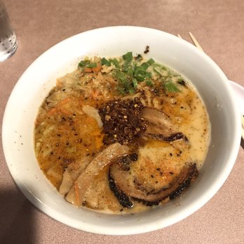Michi Ramen - Michi Ramen with veggies, menma and chili added. - Ramen Near Me - Austin, Texas