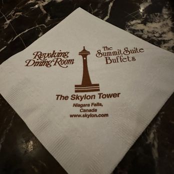 Revolving Dining Room - Napkin - American Near Me - Niagara Falls, Ontario Revolving Dining Room - Napkin - American Near Me - Niagara Falls, Ontario