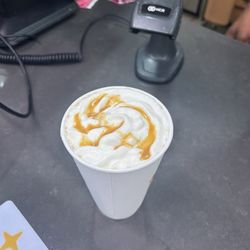 Added a little caramel flair to my late with cold foam