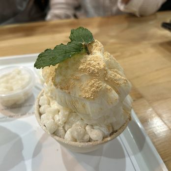Oakobing - Injeolmi (roasted soybean powder) bingsoo - Shaved Ice Near Me - Los Angeles, California Oakobing - Injeolmi (roasted soybean powder) bingsoo - Shaved Ice Near Me - Los Angeles, California