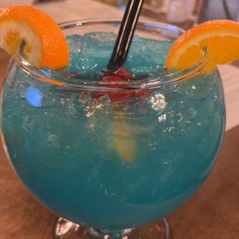 Tavern Blue - Tavern blue fishbowl for 2 - Pizza Near Me - Coralville, Iowa