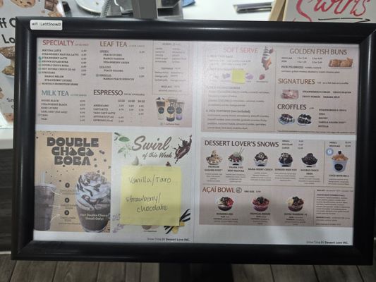 Menu photo 1 Snowtime Phoenix, AZ