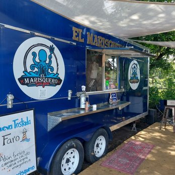 El Marisquero Seafood - a blue food truck - Food Trucks Near Me - Austin, Texas