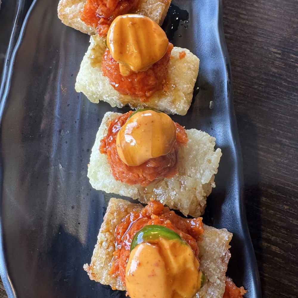 Ramen Melrose - Spicy Tuna Crispy Rice (4)* - Ramen Near Me - Los Angeles, California Ramen Melrose - Spicy Tuna Crispy Rice (4)* - Ramen Near Me - Los Angeles, California
