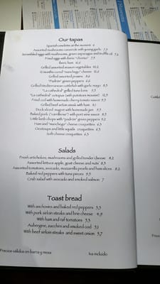 Menu photo 6 La Catedral Madrid, M