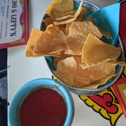 Chips and salsa to start