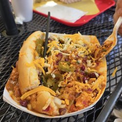 Main Street Footers - Nigh #14. Night Train Chili Footer with cheese