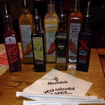 Nando's - All the sauces! - Chicken Shop Near Me - Glasgow, RFW