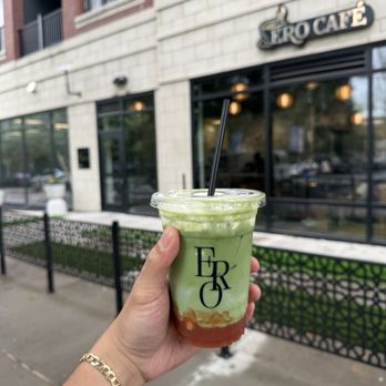Ero Cafe - Guava & cheese matcha - Coffee & Tea Near Me - New Haven, Connecticut