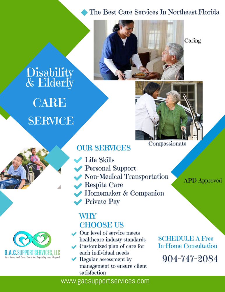 G.A.C. Support Services - home care agency in Jacksonville, FL
