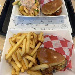 Chicken Sandwiches and Fries