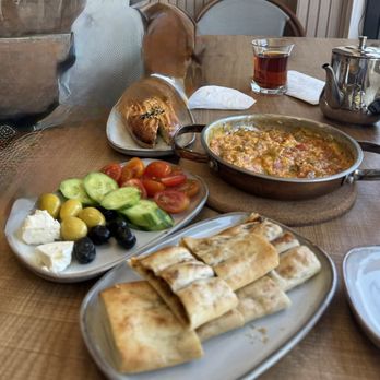 Cafe 34 - Menemen, veggie plate, savory pastries - Mediterranean Near Me - Burlingame, California Cafe 34 - Menemen, veggie plate, savory pastries - Mediterranean Near Me - Burlingame, California