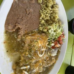 The Leadville Grill and Cantina - Cheese enchiladas with green sauce were delicious! Great food, great service and dog friendly. Don't miss out on this restaurant!
