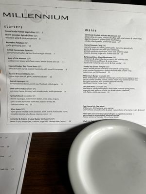 Menu photo 1 Millennium Oakland, CA
