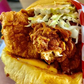 Hotbird - Extra Spicy Fried Chicken Sandwich - Comfort Food Near Me - Oakland, California Hotbird - Extra Spicy Fried Chicken Sandwich - Comfort Food Near Me - Oakland, California