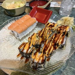 Kyoto Japanese Steak House & Sushi Bar - "It's Good" Roll (Left), "The Colonial" Roll (Right)