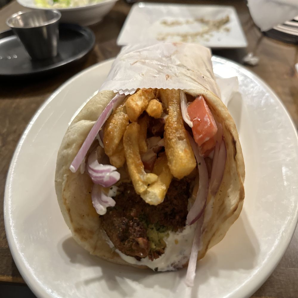 Sparta Taverna - Falafel wrap - Greek Near Me - Ridgefield Park, New Jersey