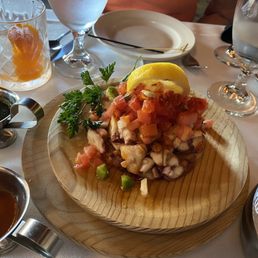 This is an octopus concoction that was delicious! This is an octopus concoction that was delicious!