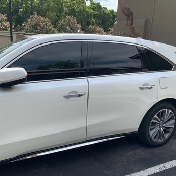 Daylight Window Tint - Front windows tinted. 2017MDX - Car Window Tinting Near Me - Ontario, California