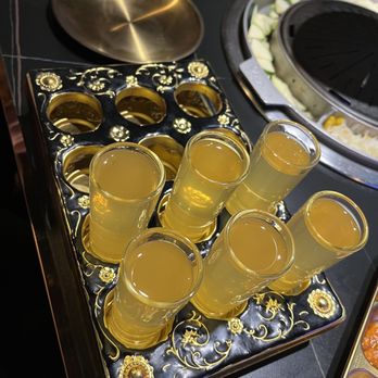 Nosh Grill House - Green tea shots - Chinese Near Me - Rockville, Maryland