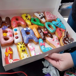 a box of assorted donuts