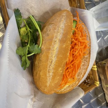 Ba Mien Bistro - Pork Bahn Mi (basically all bread) - Vietnamese Near Me - Houston, Texas Ba Mien Bistro - Pork Bahn Mi (basically all bread) - Vietnamese Near Me - Houston, Texas
