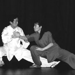 Chinese Wushu & Tai Chi Academy - Master Yi Jiao Hong was performing push hands with Grand Master Chen Zhenglei in 2001