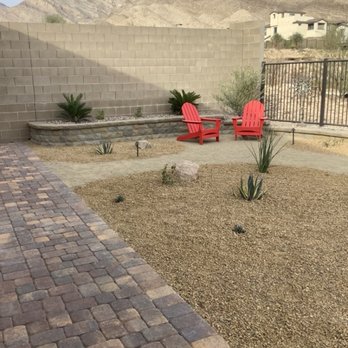 JTB Landscapers - Rear yard wall and conversion area - Landscape Architects or Designers Near Me - Las Vegas, Nevada