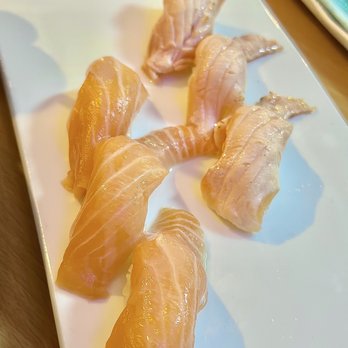 Tengoku Sushi - Seared Salmon Nigiri - Japanese Near Me - Henderson, Nevada Tengoku Sushi - Seared Salmon Nigiri - Japanese Near Me - Henderson, Nevada