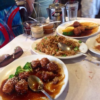 Lao Sze Chuan - Sesame Chicken, fried rice and orange chicken. All delicious - Szechuan Near Me - Chicago, Illinois Lao Sze Chuan - Sesame Chicken, fried rice and orange chicken. All delicious - Szechuan Near Me - Chicago, Illinois