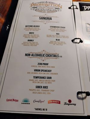 Menu photo 1 Prohibition Public House Ottawa, ON
