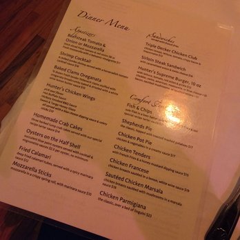 Hunters Steak & Ale House - Menu - Steakhouses Near Me - Brooklyn, New York