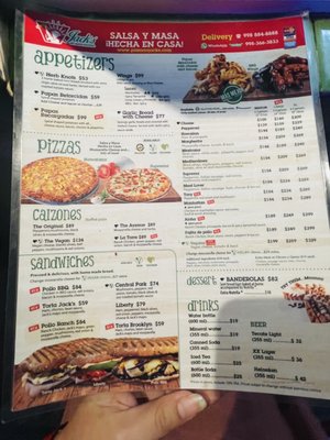 Menu photo 1 Jack´s NY Slice Pizzeria Cancún, ROO Menu photo 1 Jack´s NY Slice Pizzeria Cancún, ROO