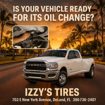 Izzy's Tires - Oil change services for your truck - Tires Near Me - DeLand, Florida Izzy's Tires - Oil change services for your truck - Tires Near Me - DeLand, Florida