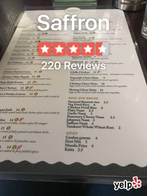 Menu photo 3 Saffron - Austin Austin, TX