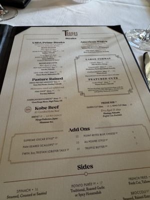 Menu photo 2 T-Bones Las Vegas, NV Menu photo 2 T-Bones Las Vegas, NV