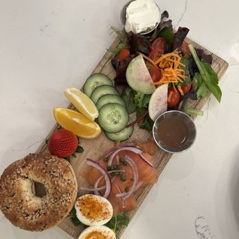 Mints & Honey - Apple wood smoked salmon bagel platter - Coffee & Tea Near Me - Burlingame, California Mints & Honey - Apple wood smoked salmon bagel platter - Coffee & Tea Near Me - Burlingame, California