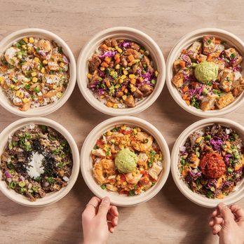 ONGI - four bowls of different types of food - Korean Near Me - New York, New York