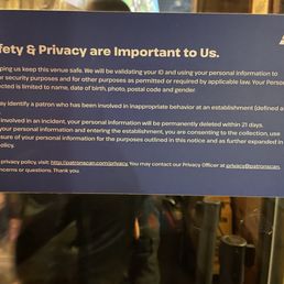Patron scan privacy policy Patron scan privacy policy