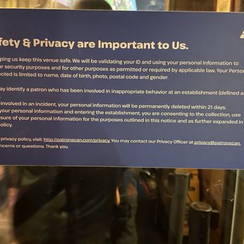 Goldfield Trading Post - Patron scan privacy policy - Music Venues Near Me - Roseville, California