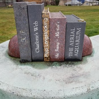 McCarver Park - Cute center area with book statue. A painted rock that I was hiding is on top of one book for someone to find. - Parks Near Me - Tacoma, Washington McCarver Park - Cute center area with book statue. A painted rock that I was hiding is on top of one book for someone to find. - Parks Near Me - Tacoma, Washington