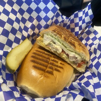 The Sandwich Bags - Chicken pesto panini - Sandwiches Near Me - Santee, California The Sandwich Bags - Chicken pesto panini - Sandwiches Near Me - Santee, California