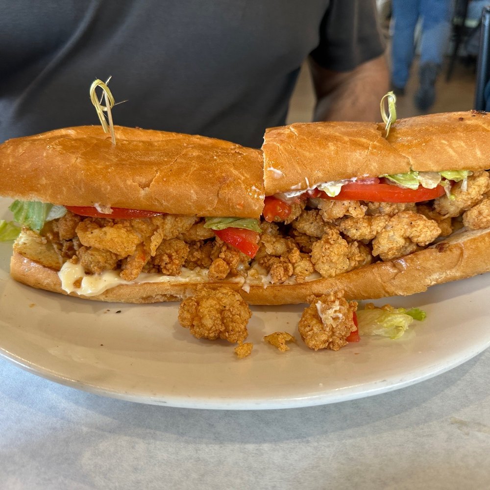 Bozos Too - Shrimp po boy - Seafood Near Me - Pascagoula, Mississippi Bozos Too - Shrimp po boy - Seafood Near Me - Pascagoula, Mississippi