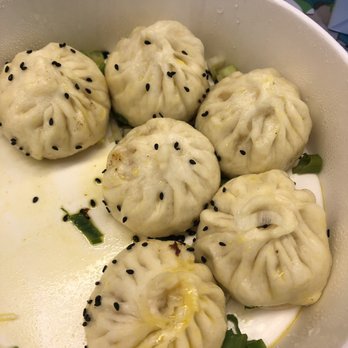 Mayflower Dumpling Express - Pork and shrimp pan fried mini buns - Dim Sum Near Me - Anaheim, California Mayflower Dumpling Express - Pork and shrimp pan fried mini buns - Dim Sum Near Me - Anaheim, California