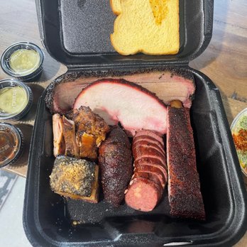 B4 Barbeque - Taste of Texas with Elotes as the side. - Barbeque Near Me - Rhome, Texas B4 Barbeque - Taste of Texas with Elotes as the side. - Barbeque Near Me - Rhome, Texas