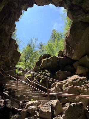 Lava River Cave by null