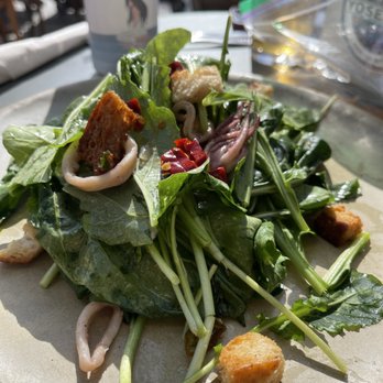 Fig Tree - Calamari salad - Cafes Near Me - Los Angeles, California Fig Tree - Calamari salad - Cafes Near Me - Los Angeles, California